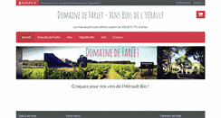 Desktop Screenshot of domainedefarlet.com