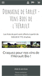 Mobile Screenshot of domainedefarlet.com